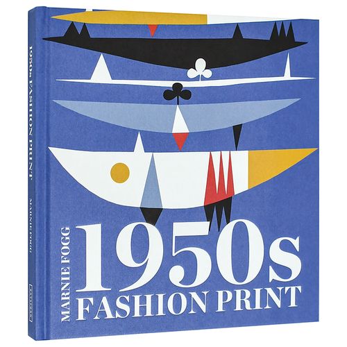 1950年代时尚纺织品纹样 1950s fashion print 进口原版 英文印刷品资